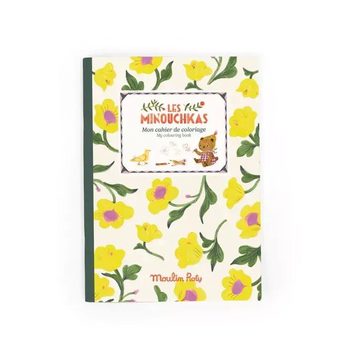 Moulin Roty - les minouchkas - cahier de coloriage - 3 ans+
