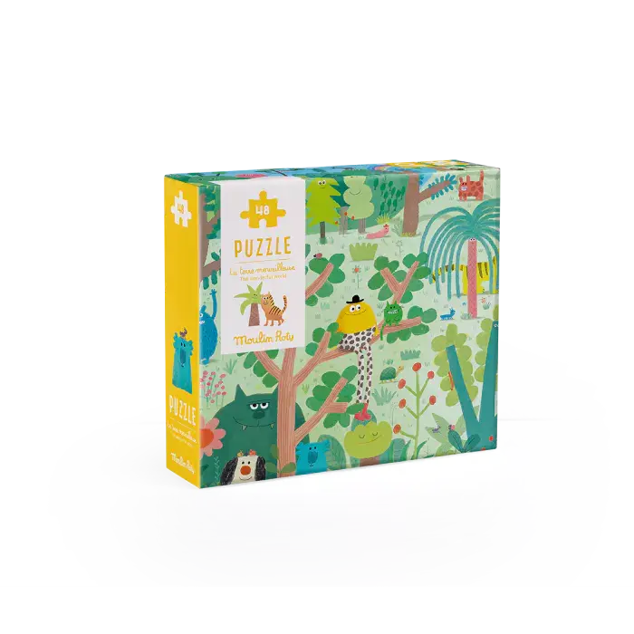 Moulin roty Les Schmouks Puzzle La terre merveilleuse 48 pcs - 4 ans+