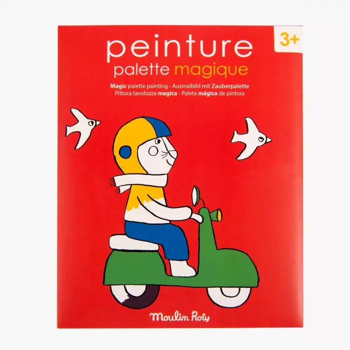 Moulin Roty - Peinture palette magique - les popipop - 2 ans+