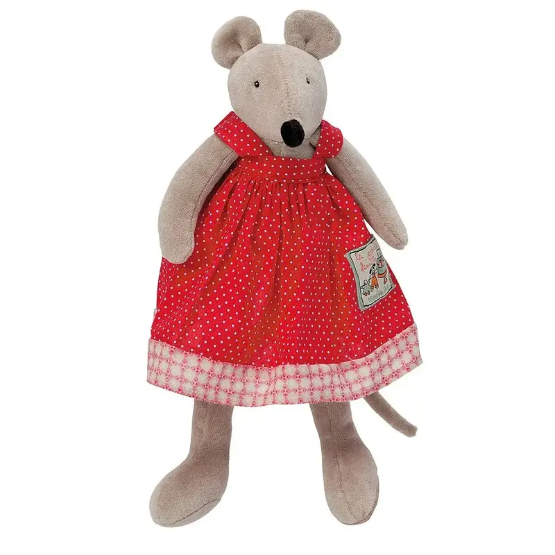 Moulin Roty - Peluche - Nini la grande souris -👶Naissance+