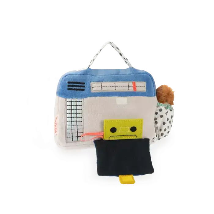 Moulin Roty - Radio cassette musical - Puce & Pilou - 👶Naissance+