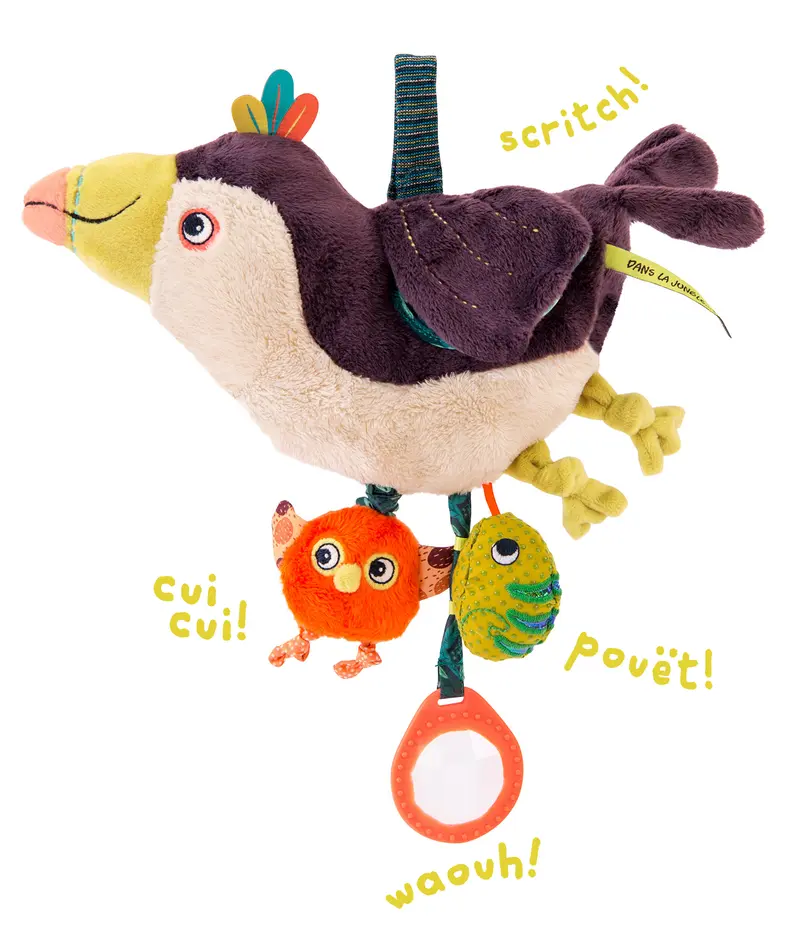Moulin roty - Toucan Pakou d'activités à suspendre Dans la jungle - 3 mois+