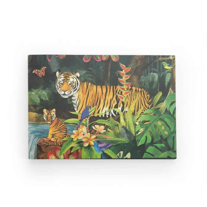 Moulin Roty - Tout autour du monde - carnet de dessin feuilles noires - 3 ans+