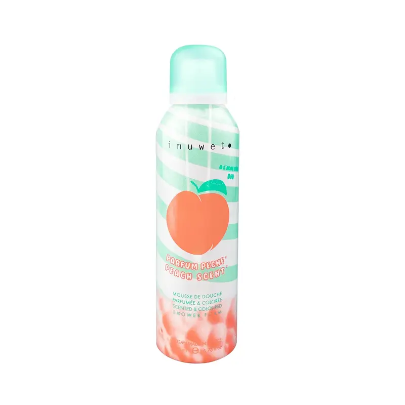 Mousse de douche orange pêche - inuwet