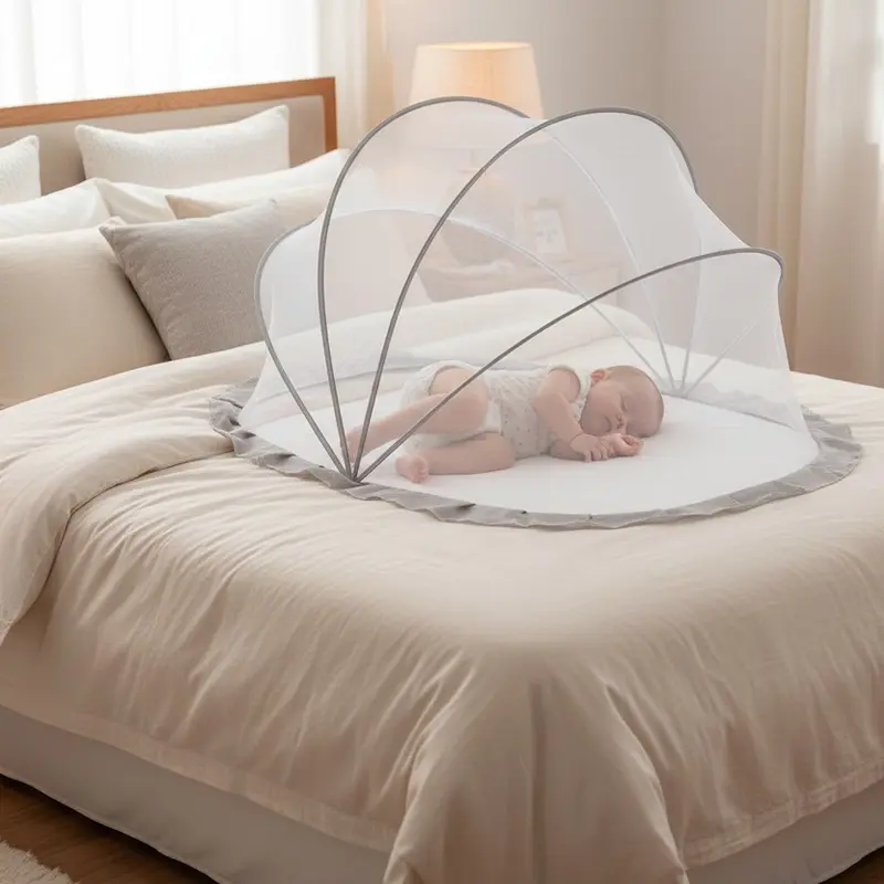 MOUSTIQUAIRE BEBE LIT | Pliable Naturelle