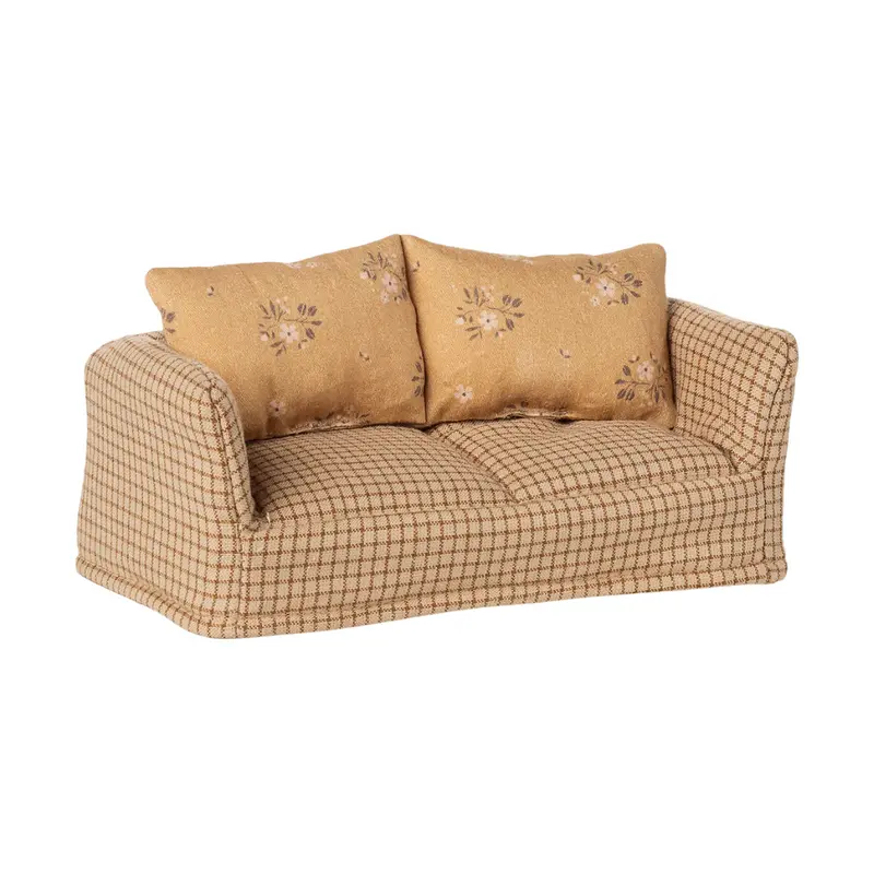 Moutarde - Maileg-11-5406-00-Sofa fleuri