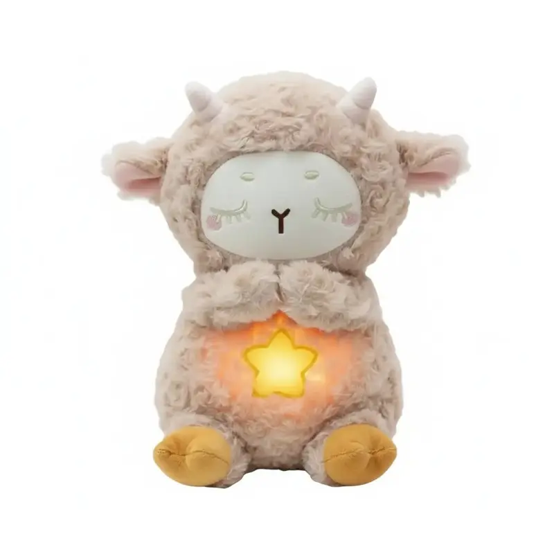 Mouton qui Respire – Peluche Lumineuse apaisante Dodo Bébé