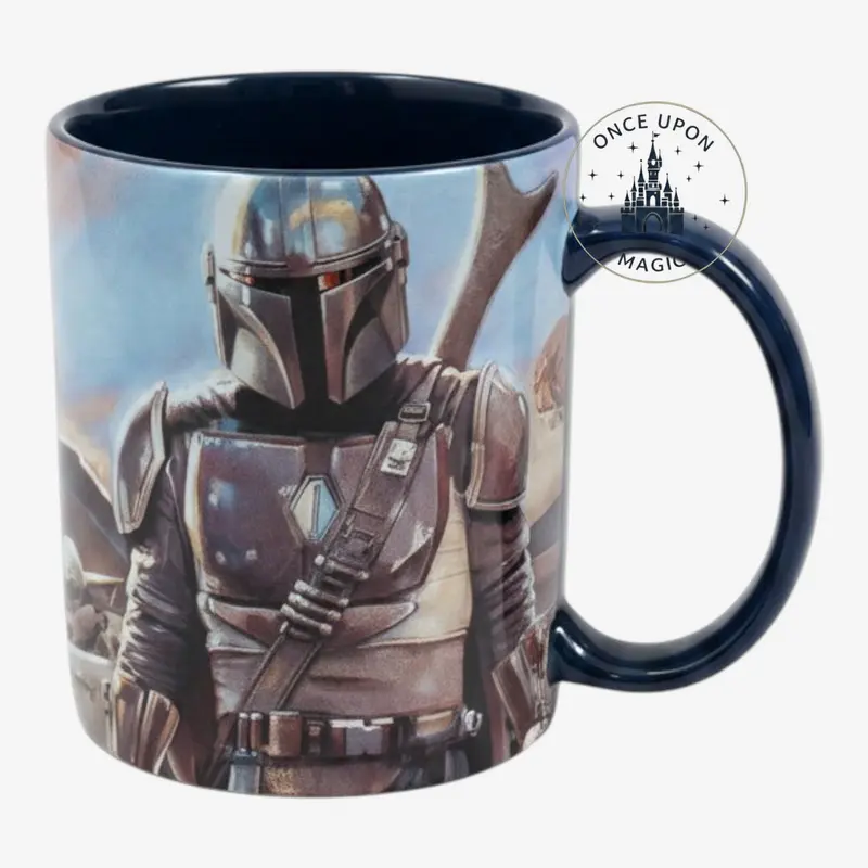 Mug Céramique The Mandalorian Bleu Marine Star Wars Disney — Disneyland Paris