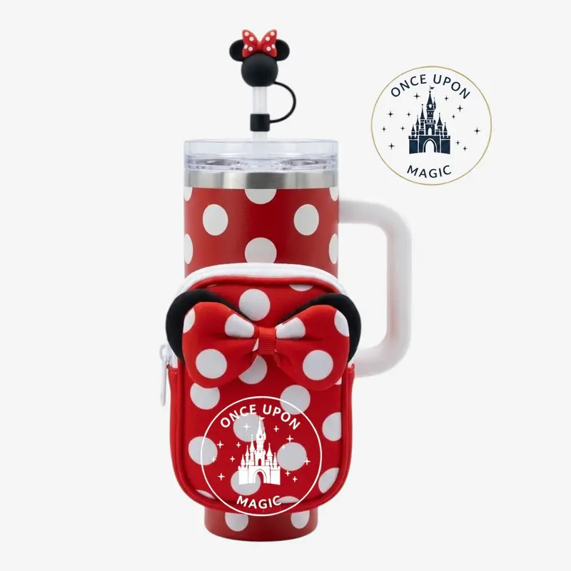 Mug Isotherme Minnie Mouse – Rouge à Pois – Disneyland Paris