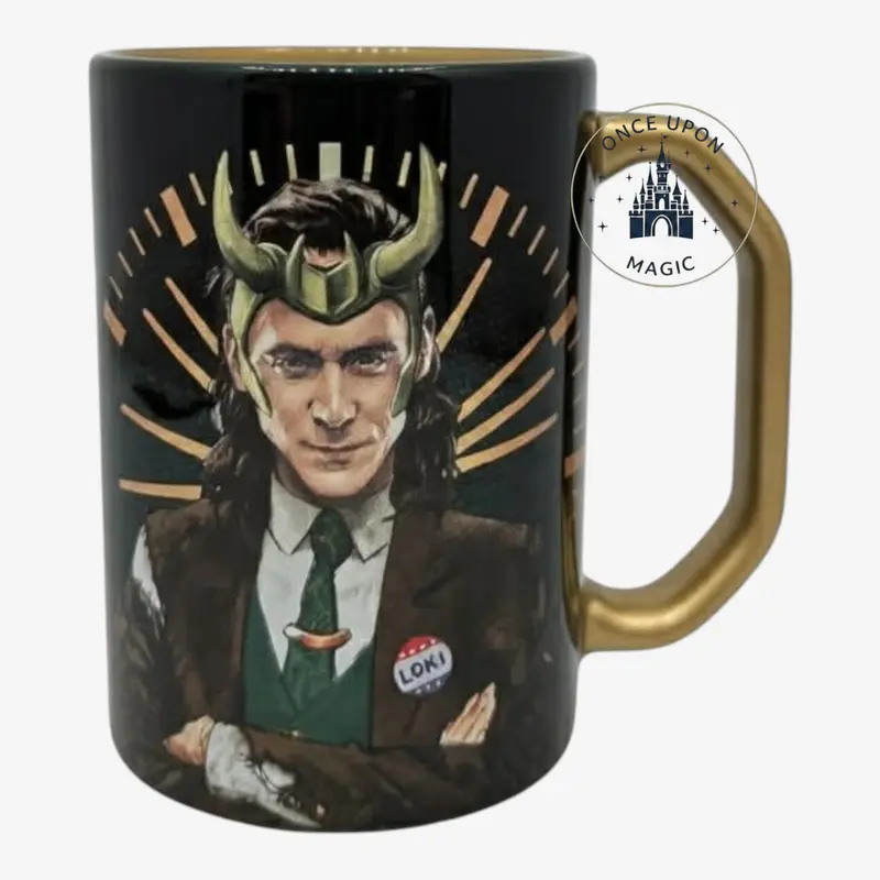 Mug Loki Marvel Studios Noir et Or – Collector Officiel Disney