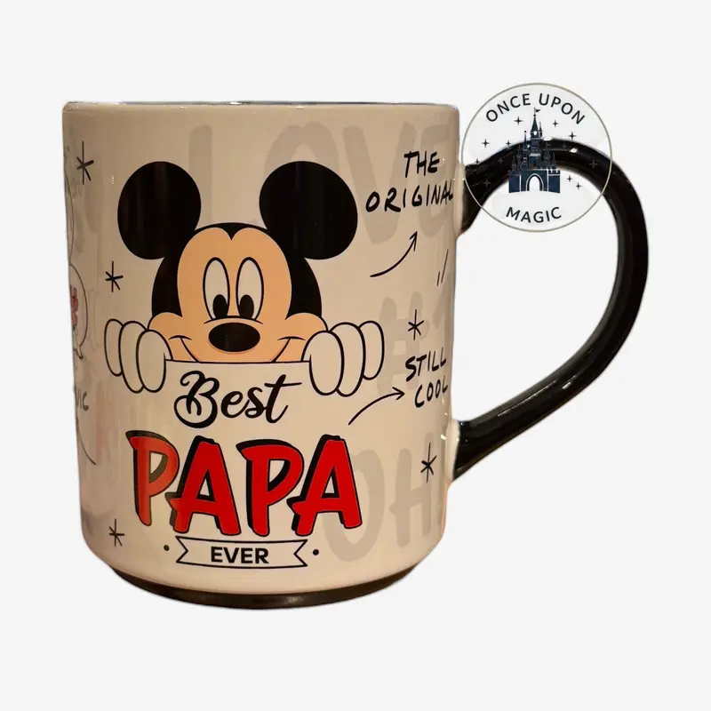 Mug Mickey Mouse « Best Papa Ever » – Disneyland Paris