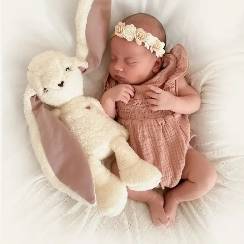 MyHummy Lapin écru rose 5en1 veilleuse