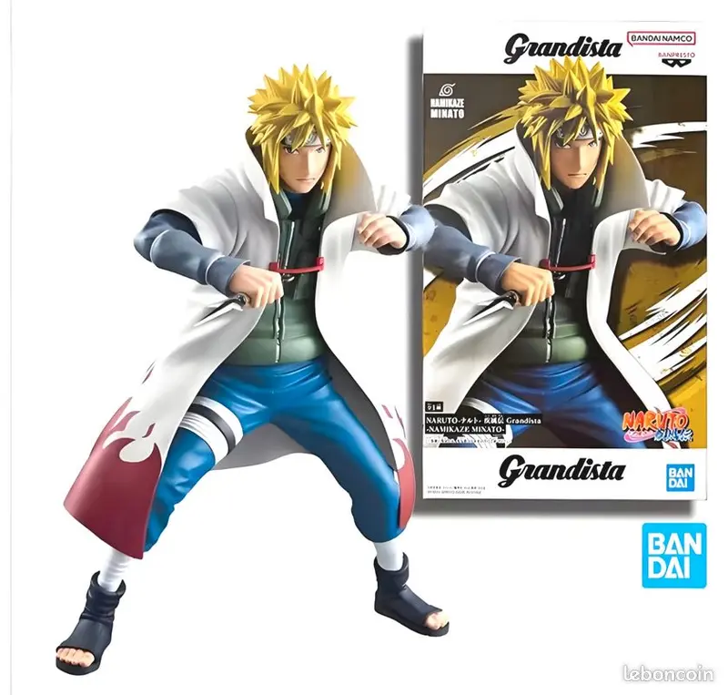 NARUTO SHIPPUDEN MINATO NAMIKAZE GRANDISTA BANDAI