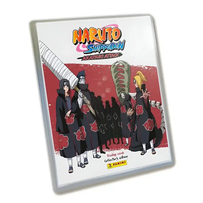 Naruto Shippuden - Pack De Démarrage De Cartes A Collectionner - 1 Classeur + 3 Pochettes - Akatsuki Attack