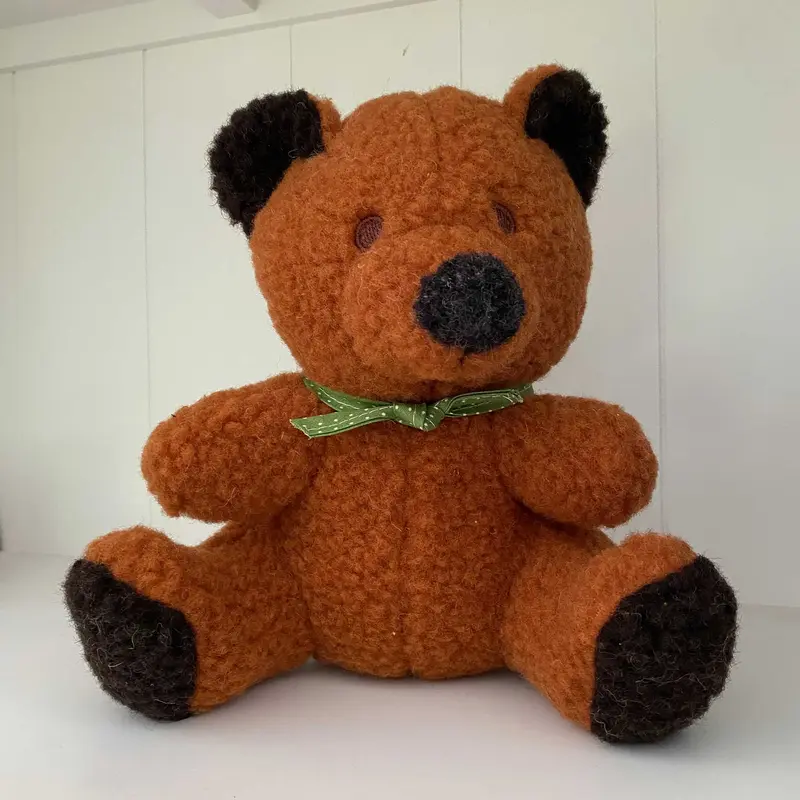 Nounours en laine vierge Sassoupi - Marron