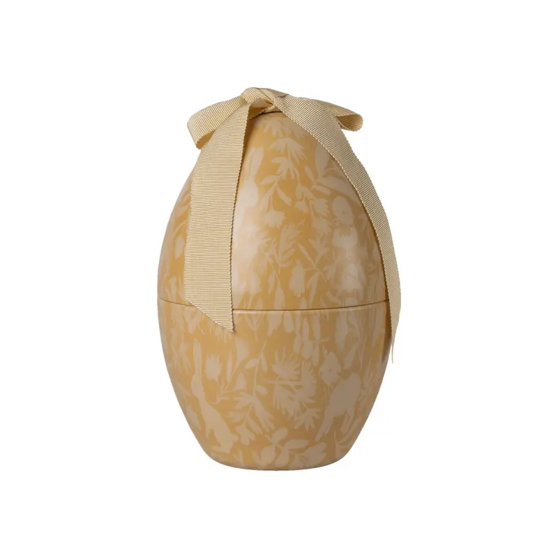 Oeuf de Pâques en métal - Jaune crème (2 tailles au choix) - Maileg