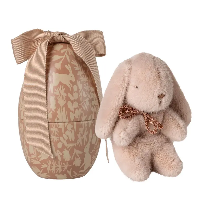 Œuf De Pâques & Peluche Lapin Poudre, Mini