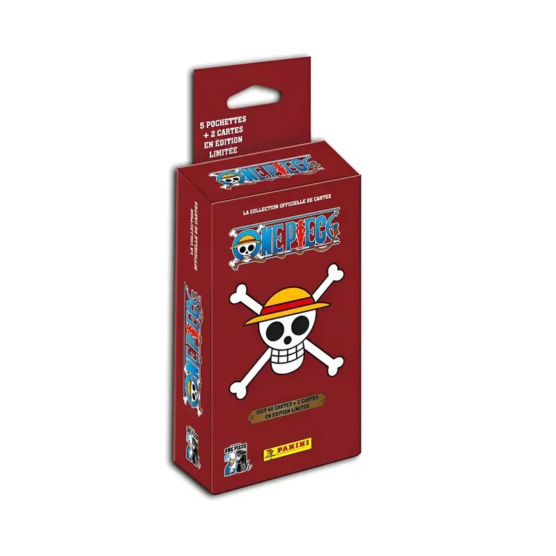 One Piece - Blister De Cartes A Collectionner - 5 Pochettes + 2 Carte En Edition Limitée - 25ème Anniversaire