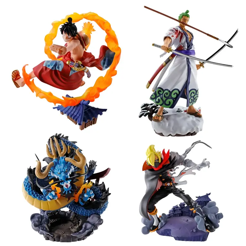 One Piece - Petitrama x4 Figurines - Re Birth Wano Kuni Vol.1
