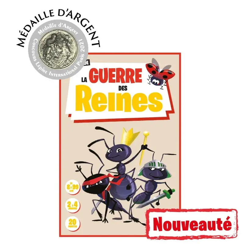 orang outan - la guerre des reines- jeu de cartes 👧8 ans+