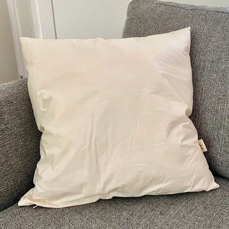 Oreiller en pure laine et coton bio Sassoupi - 40x40cm