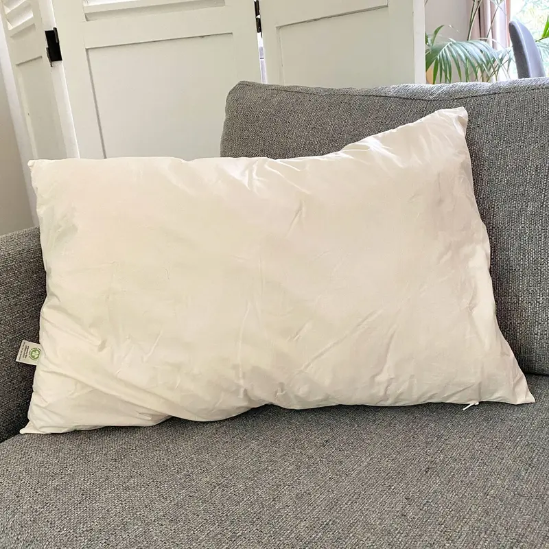 Oreiller en pure laine et coton bio Sassoupi - 40x60cm