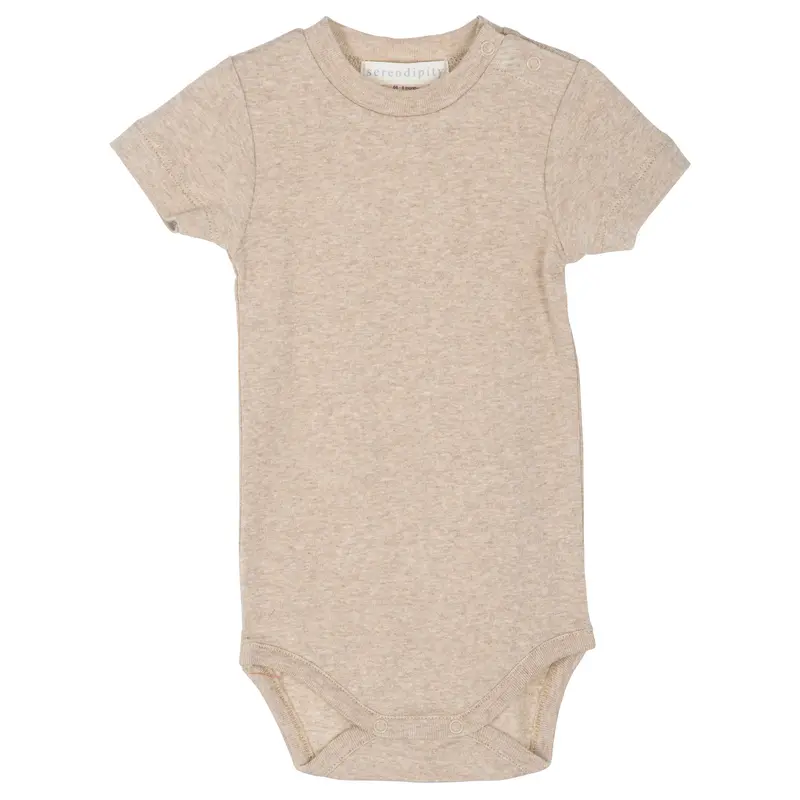 Organic Cotton Baby Body - Oat - 0m-2y