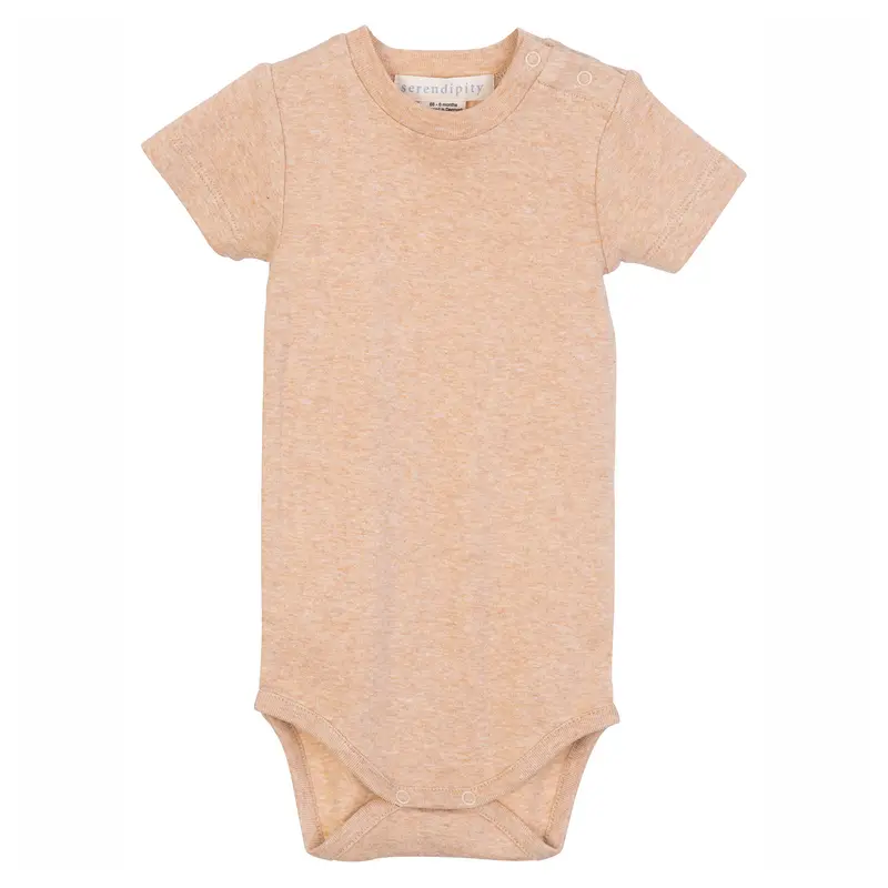 Organic Cotton Baby Body Short Sleeve - Desert - 0m-2y