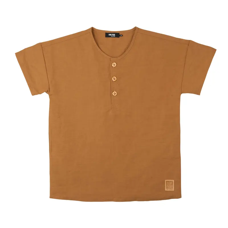 Organic Cotton & Linen T-shirt - Sahara - 18m-8y