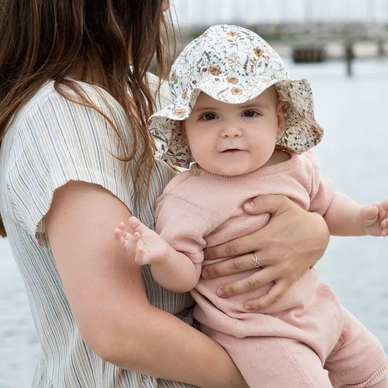 Organic Cotton Summer Hat - Meadow - 9-12m only