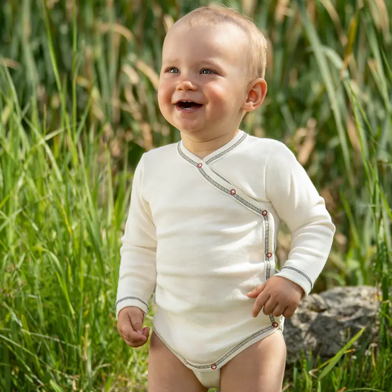 Organic Cotton Wrap Body - Natural - 9-12m only