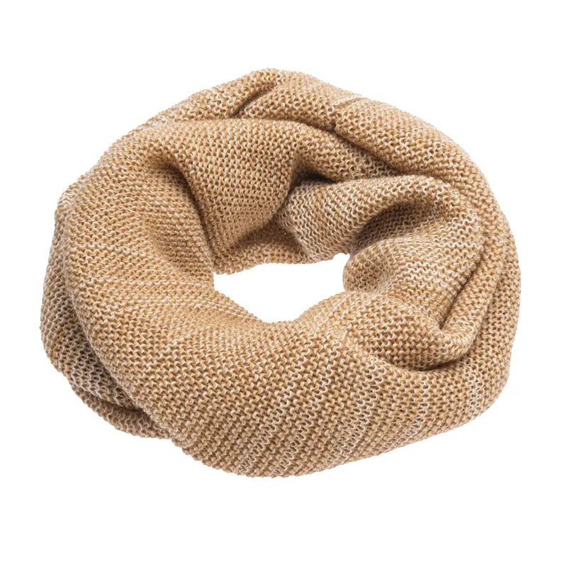 Organic Knitted Wool Loop Scarf Adult - Assorted Colours