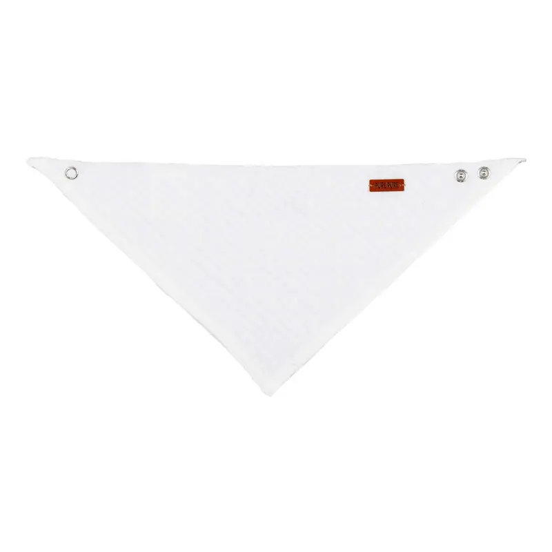Organic Muslin Baby Bib - OffWhite - 0-12m