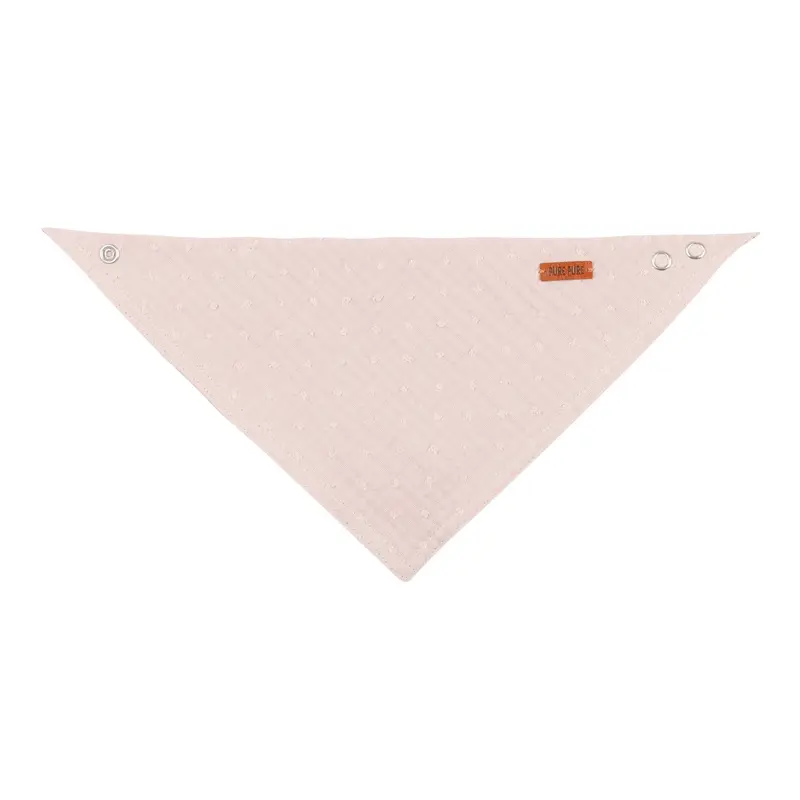 Organic Muslin Baby Bib - Pink Sand - 0-12m