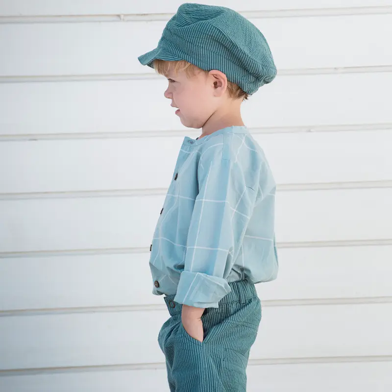 Organic Summer Cap - Lakestripe - 1/6m only