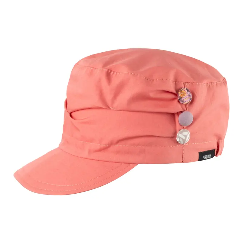 Organic Summer Cap UV Protection - Faded Rose - 1-8y
