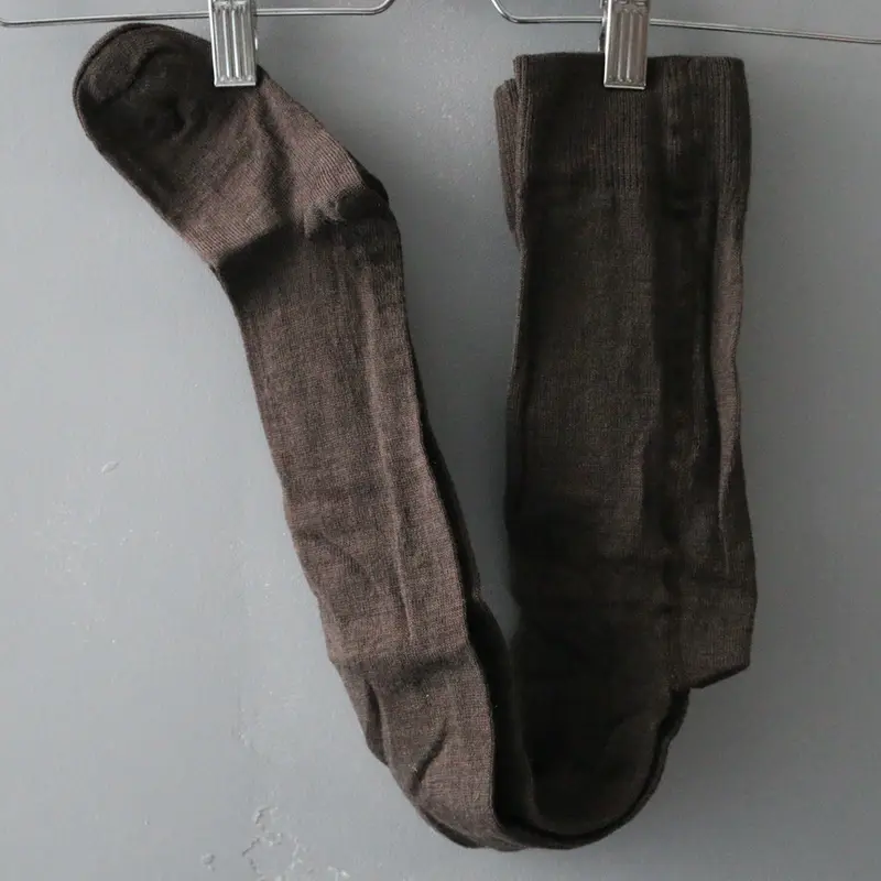 Organic Wool Cotton Tights - Chocolate - 1-8y