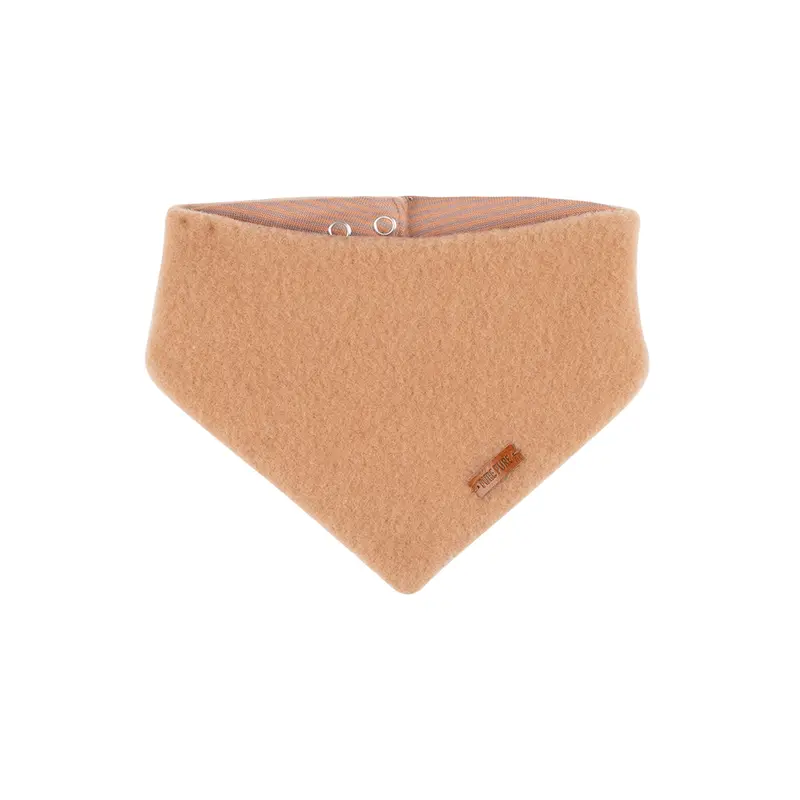 Organic Wool Fleece Scarf - Apricot - 0-12m