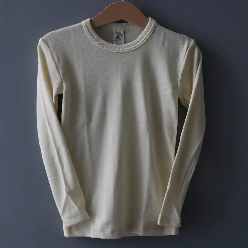 Organic Wool & Silk Vest - Natural - 1-16y