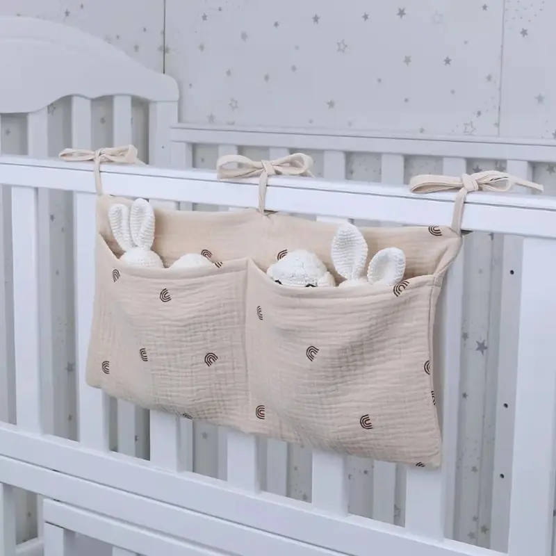 Organiseur tête de lit bébé Mybooni — Sac rangement couches multifonction