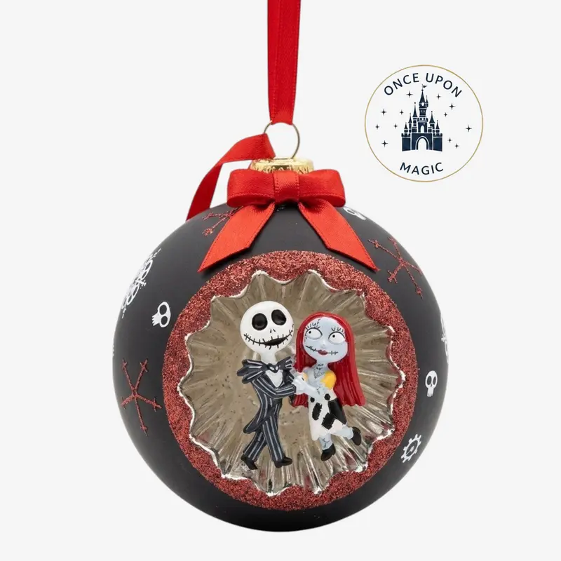 Ornement Arribas Jack & Sally – Boule de Noël L'Étrange Noël de M. Jack Disney