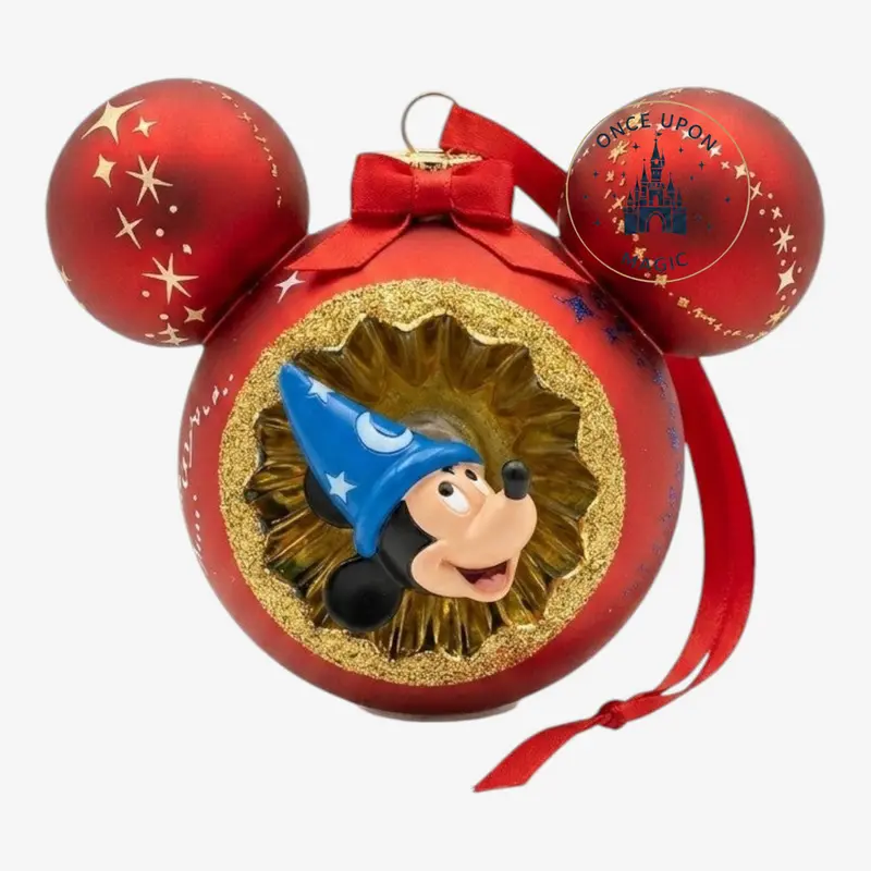 Ornement Arribas Mickey Sorcier – Boule de Noël - Disneyland Paris