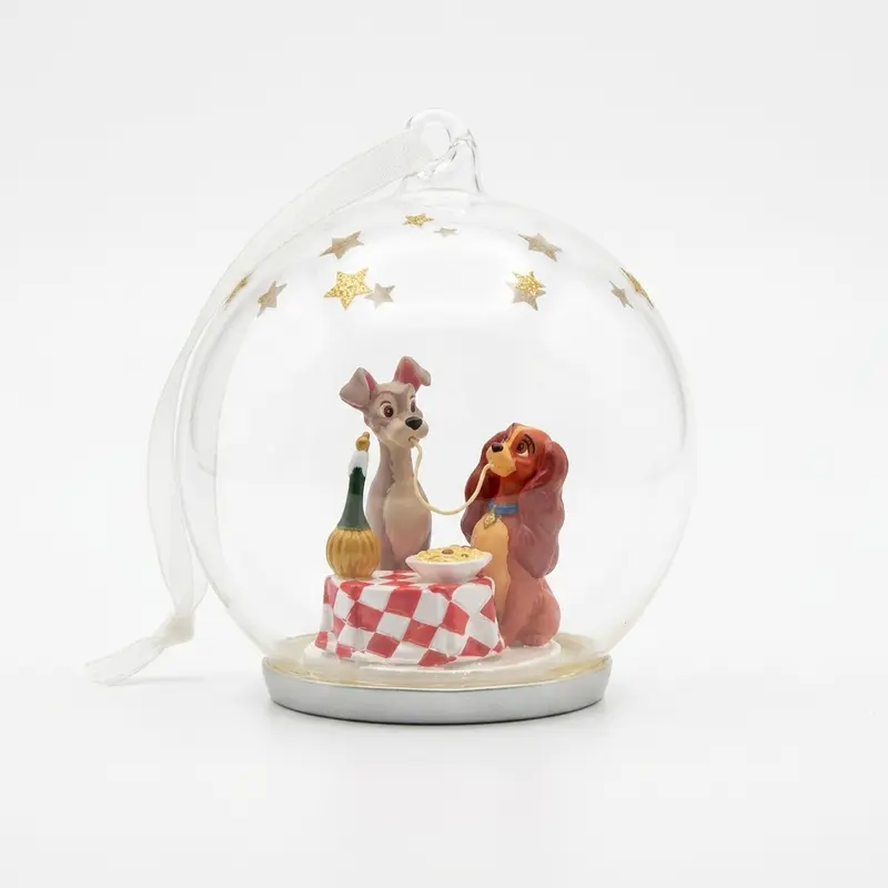 Ornement de Noël Belle et le Clochard – Disneyland Paris