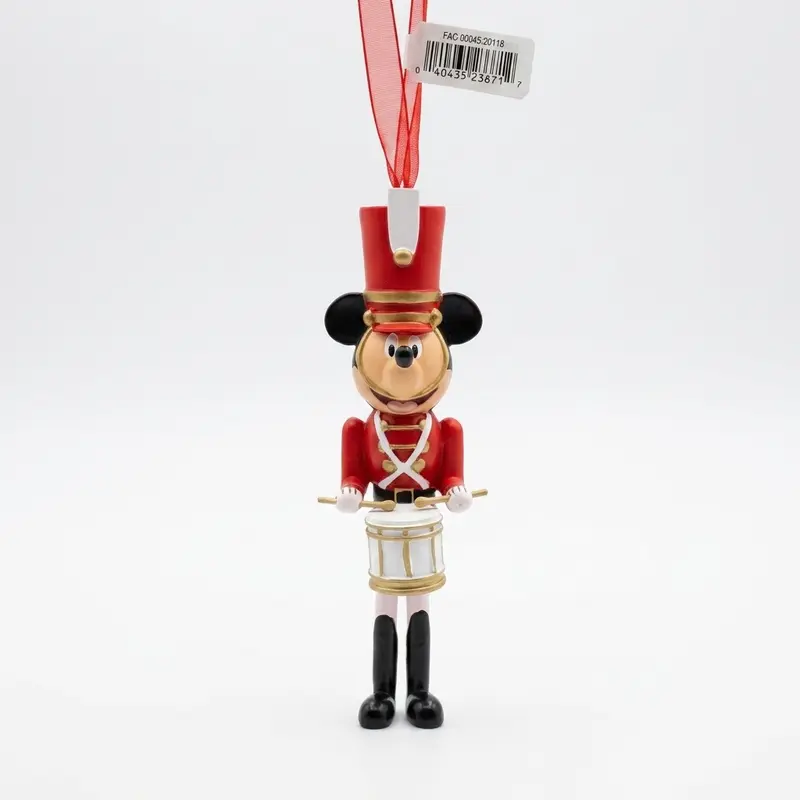 Ornement de Noël Mickey casse-noisette musicien – Disneyland Paris