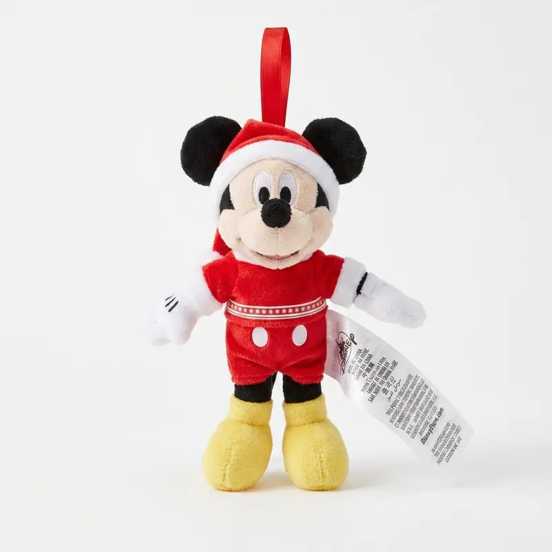 Ornement de Noël Mickey en peluche de Noël – Disneyland Paris