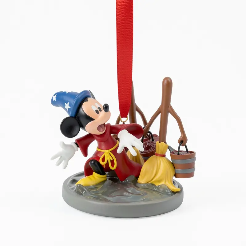 Ornement de Noël Mickey Fantasia – Apprenti Sorcier – Disneyland Paris