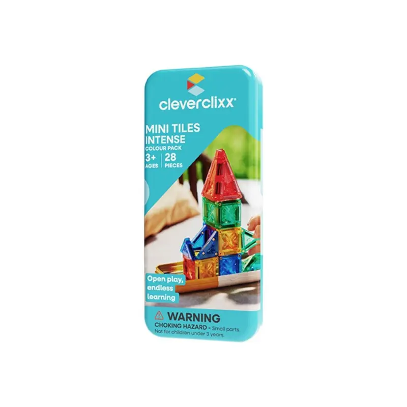 pack intense 28 Pièces mini tuiles magnetique - cleverclixx