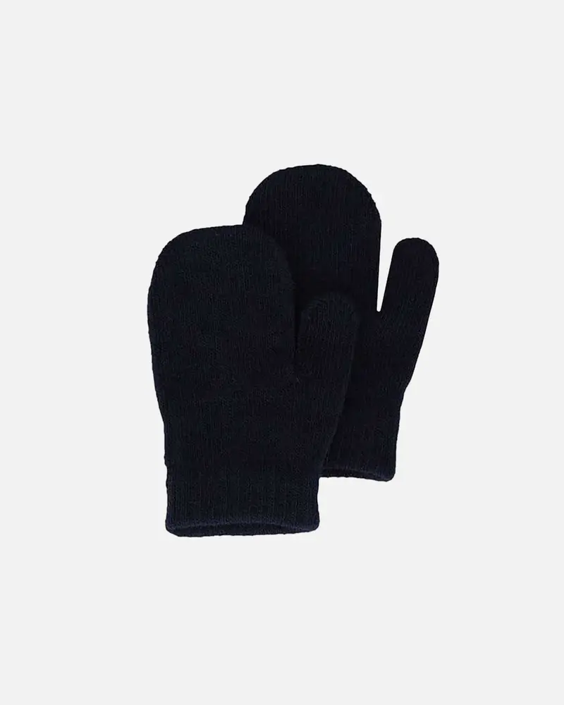 Paire de moufles bébé navy