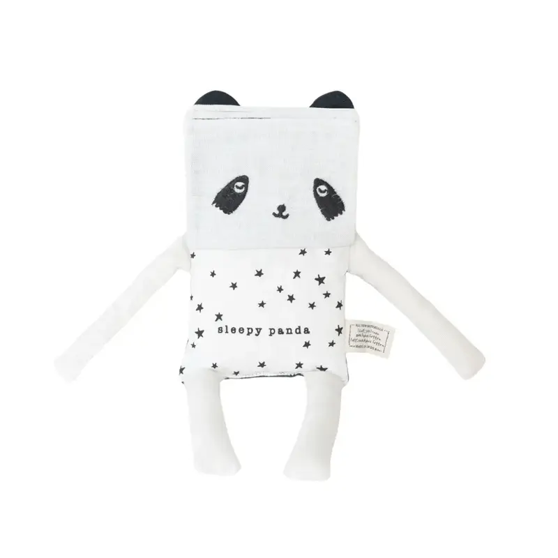 Panda Flippy Friend en coton bio Wee Gallery