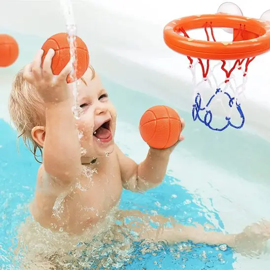 Panier basket bain bébé | Jeu amusant et éducatif